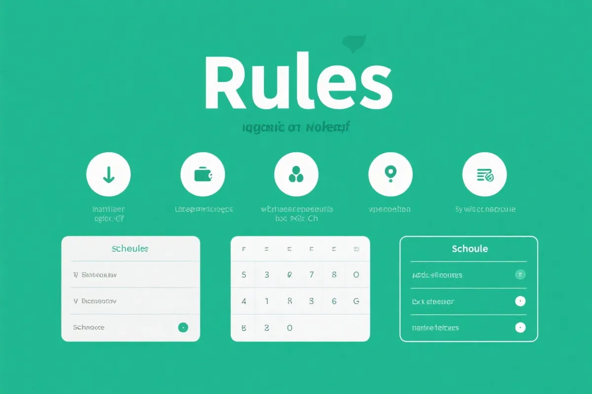 规则与时段信息图