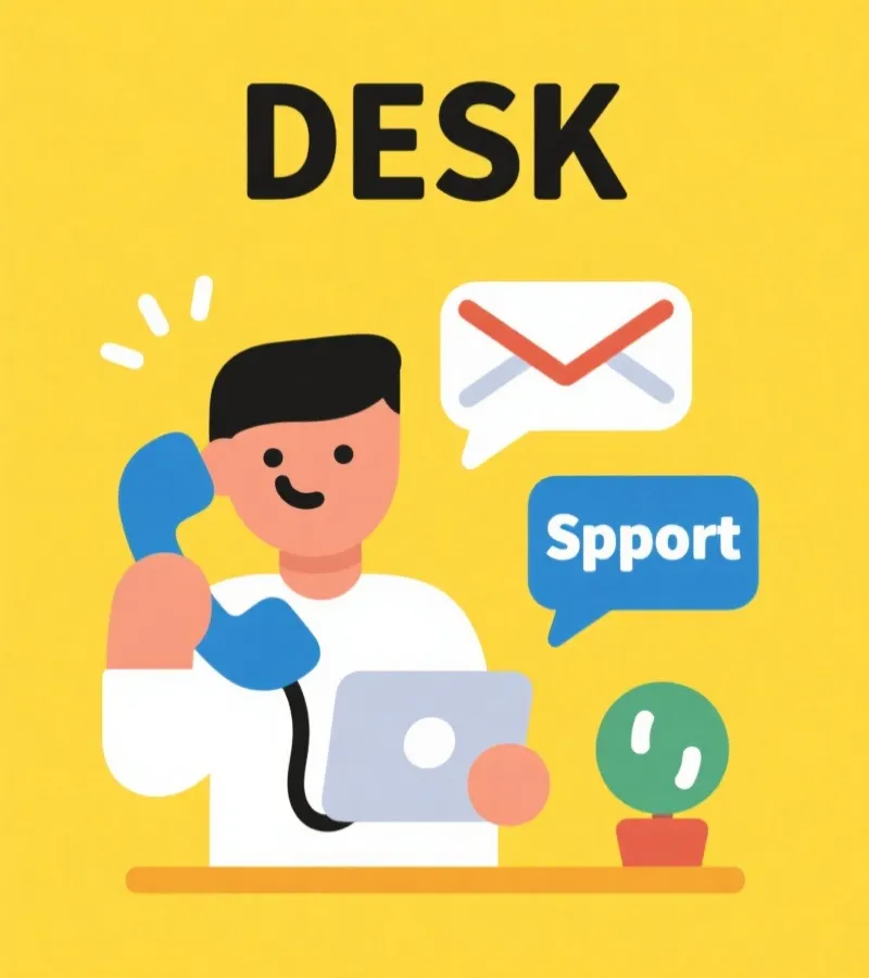 联系支持与帮助中心示意图